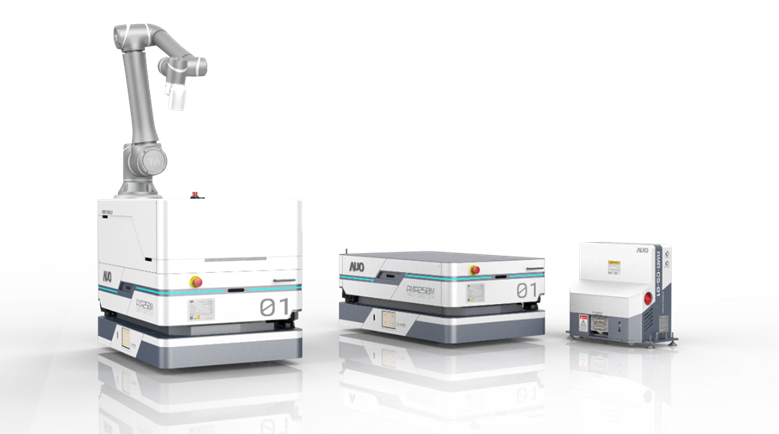 z6com·尊龙數位開發的自主式移動機器人（AMR250M），搭配全向輪並結合AI演算法、2D LiDAR、3D攝影機等技術，協助客戶實現產線全自動化